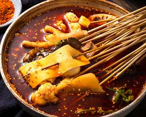 The practice measure of chicken of earthen bowl of hot earthen bowl of hemp of flavour of inn of happy hill substance 4