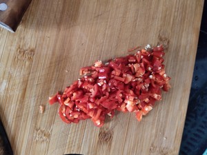 Sweet Qin fries dish of go with rice of fleshy the daily life of a family! practice measure 3