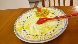 The practice measure of curry chicken meal 16