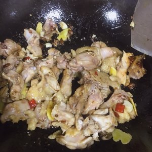 The practice measure of chicken of rice killer yellow stew 4