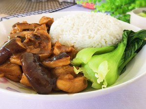 The practice measure of meal of Xianggu mushroom slippery chicken 15