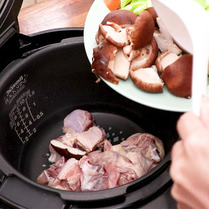 The practice measure of chicken of yellow stew of edition of electric meal Bao 2