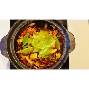 The practice measure of boiler of hot chicken of go with rice 6