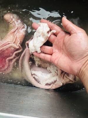 The practice measure of chaffy dish of chicken of abdomen of detailed edition pig 2