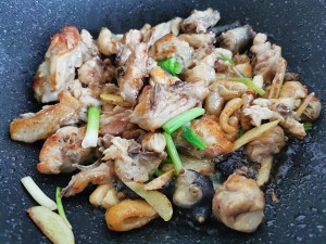 The practice measure of chicken of stew of dried bean milk cream in tight rolls 5