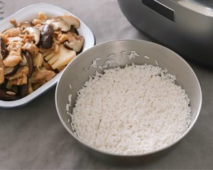 The practice measure of meal of cook a meal of slippery chicken of Xianggu mushroom winter bamboo shoots 7