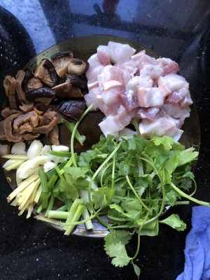 The practice measure of red eel of dry stew of turnip of wet Shan dish 1