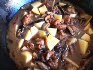 Rice of yellow stew chicken (the friend was done successful) practice measure 5