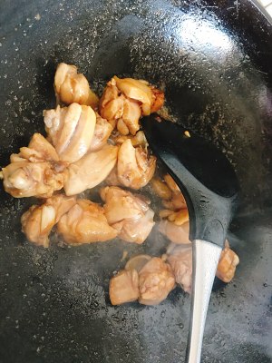 The practice measure of rice of yellow stew chicken 6