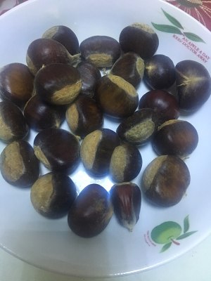 Chestnut stew chicken - with the stomach be good at the practice measure of filling gas of lienal, Wen Zhong 1