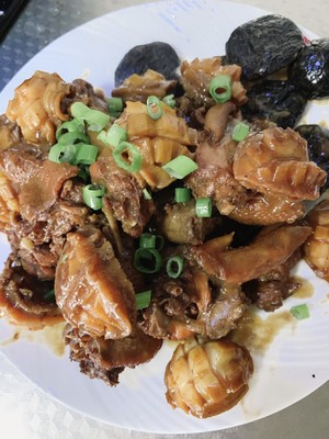The practice measure of abalone stew chicken 12