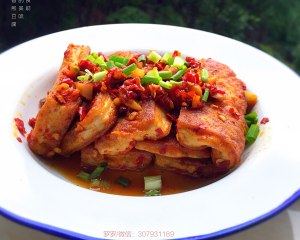 Dish of the daily life of a family - the practice measure of sweet decoct bean curd 5