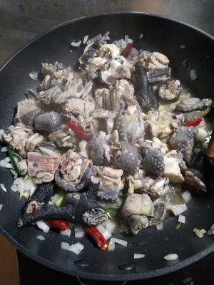 The practice measure of potato curry chicken 2
