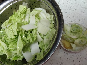 The practice measure of steaky pork of hot Chinese cabbage of super and simple edition 3