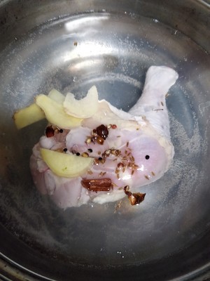 The practice measure of saliva chicken 1