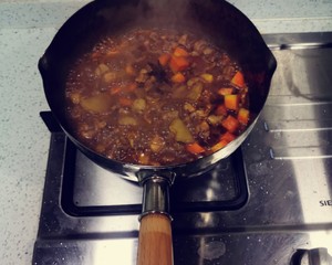 The practice measure of black curry chicken 7