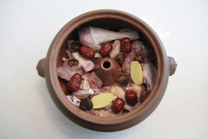 The practice measure of chicken of boiler of former juice raw ingredient 3