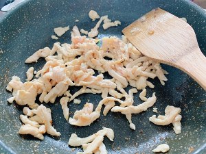 Piscine sweet shredded meat (chicken) practice measure 2