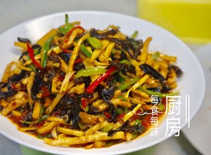 秘密？ 豚肉の甘い千切り肉/ご飯と一緒に行く古典的な平凡な料理は、魔法の道具の練習法10 