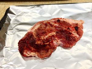 7を焼く豚の肩の肉の太りすぎの練習法
