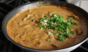 The practice measure of taste of cashew of * of Indian flavor chicken 28