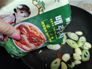 The practice measure of steaky pork of hot Chinese cabbage of super and simple edition 9