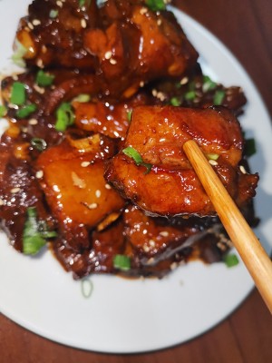 The practice measure of the chop of braise in soy sauce that had better eat the simpliest 12