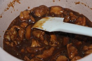The practice measure of chicken of polished glutinous rice of lotus leaf Chinese chestnut 10