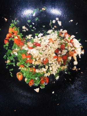 The practice measure of green sweet chicken 3