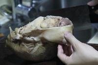 The practice measure of chicken of pig abdomen bag 7