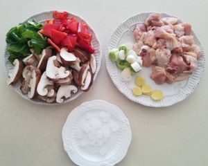 The practice measure of rice of yellow stew chicken 2
