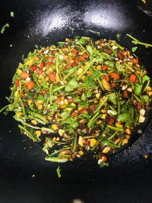 The practice measure of green sweet chicken 4
