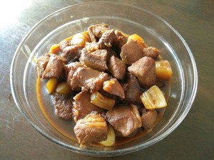 The practice measure of chicken of quick worker polished glutinous rice 3