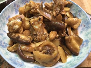 The practice measure of meal of Xianggu mushroom slippery chicken 12