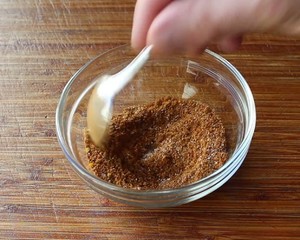 The practice measure of taste of cashew of * of Indian flavor chicken 4