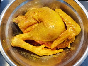 鶏肉の練習法 電気炊飯器3版の塩の 
