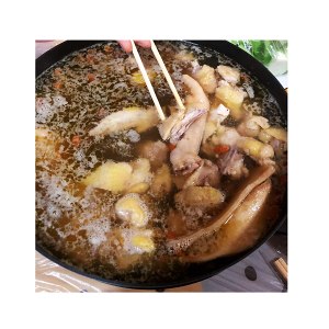 Arrange of quick worker chicken - half soup chicken (dip chicken) practice measure 4