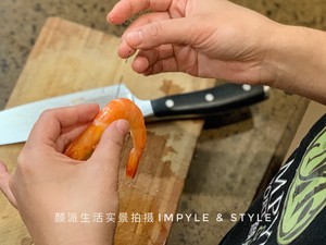 Dry boiler is sweet the practice measure of hot shrimp 5