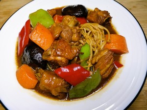 The practice measure of chicken of yellow stew of edition of the daily life of a family 12