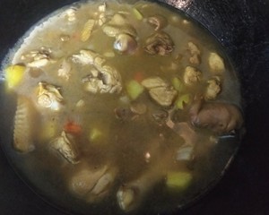 The practice measure of chicken of stew of simple edition potato 5