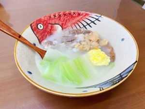 金色の猫Miの食堂-豚軟骨乾燥ホタテ9のスープの練習対策