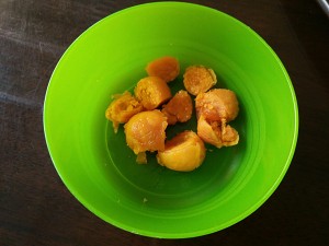 The practice measure of chicken of quick worker polished glutinous rice 5