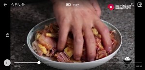 The practice measure of abalone chicken 2