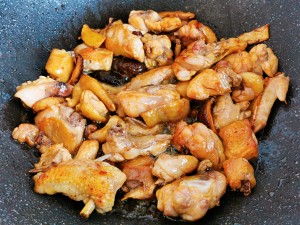 The practice measure of chicken of stew of lotus lotus root 5