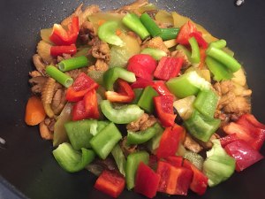 Chicken of yellow stew of the daily life of a family (add all sorts of vegetable) practice measure 11