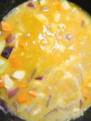 The practice measure of chicken of dormitory edition curry 6