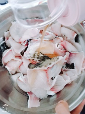 本物の漬け白菜の魚（魚の肉のスライスは柔らかいスリップ弾力がある）練習対策9