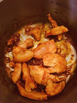 The practice measure with hot handy chicken of type of the Han that do not have oil 5