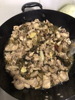 The practice measure of chicken of pickled Chinese cabbage 8