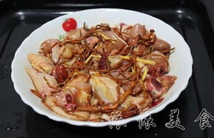 The practice measure of chicken of beautiful evaporate of Chinese caterpillar fungus 1